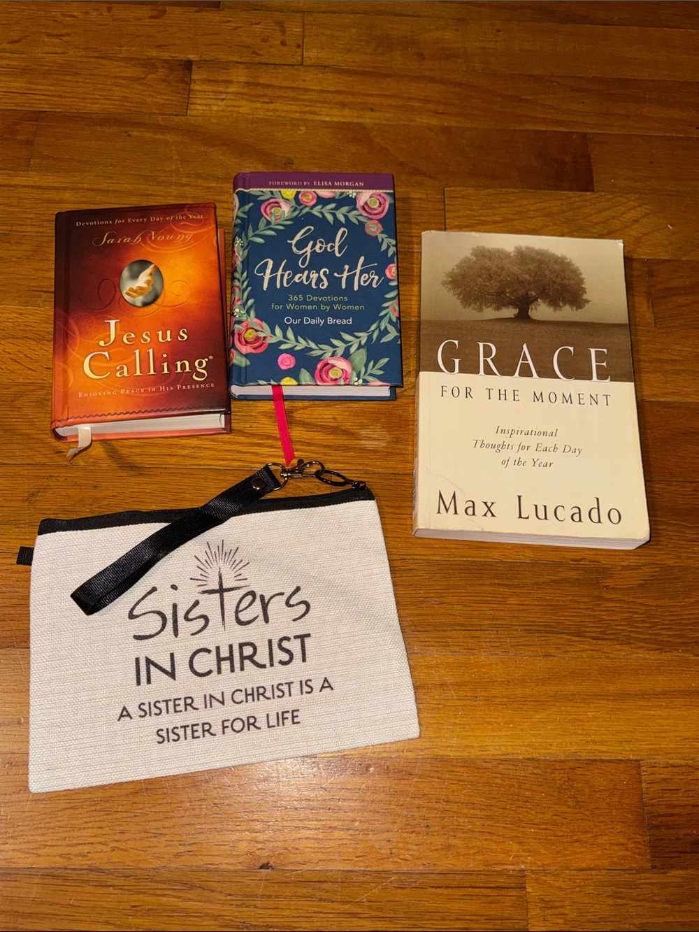 Devotional Bundle 3 Books & 1 Sisters In Christ Bag